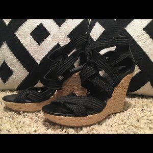 Black Jessica Simpson Wedges